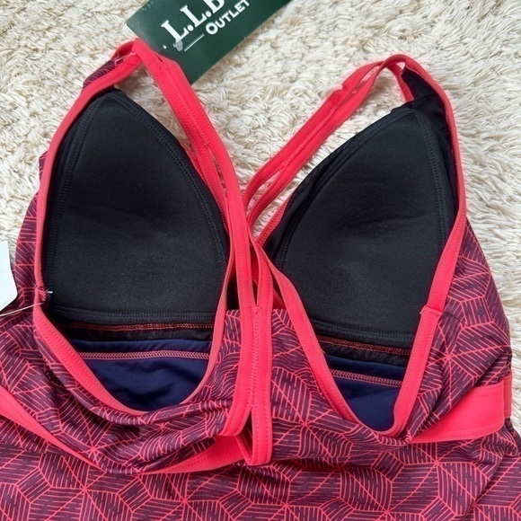 L.L Bean Womens Tankini Swimwear size 6 - Picture 2 of 12